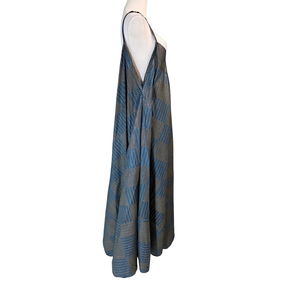 Block Prints qualityMaxi Sun Dress Spaghetti Strap with Pockets - Picture 6 of 13
